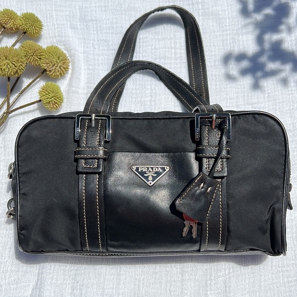 Prada Handbags - PRADA Tessuto Shoulder Bag w/ lock & key.😍